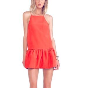 ⭕️ Finders Keepers Mini Dress Strange Fire Scarlett Red Medium
